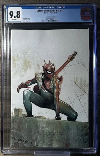 SPIDER-PUNK ARMS RACE #1 CGC 9.8 COIPEL 1:100 RI INC VIRGIN VARIANT SPIDER-MAN
