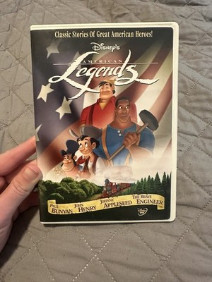 Disney's American Legends (DVD, 2002) Paul Bunyan John Henry Johnny Appleseed
