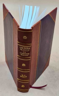 Une ?L?Ve De David La Comtesse Benoist L'?Milie De Demoustier 17 [Leather Bound]