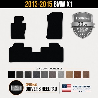Avery Touring Front & Rear Runner Floor Mats for 2013-2015 BMW X1 #1sG