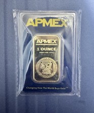 Gold 1 oz Bar Apmex Brand .9999 Fine Gold 1-Pack In Sealed AssayFree Shipping 3600.00 per troy oz