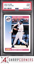 1992 SCORE #625 TONY GWYNN PADRES HOF PSA 9