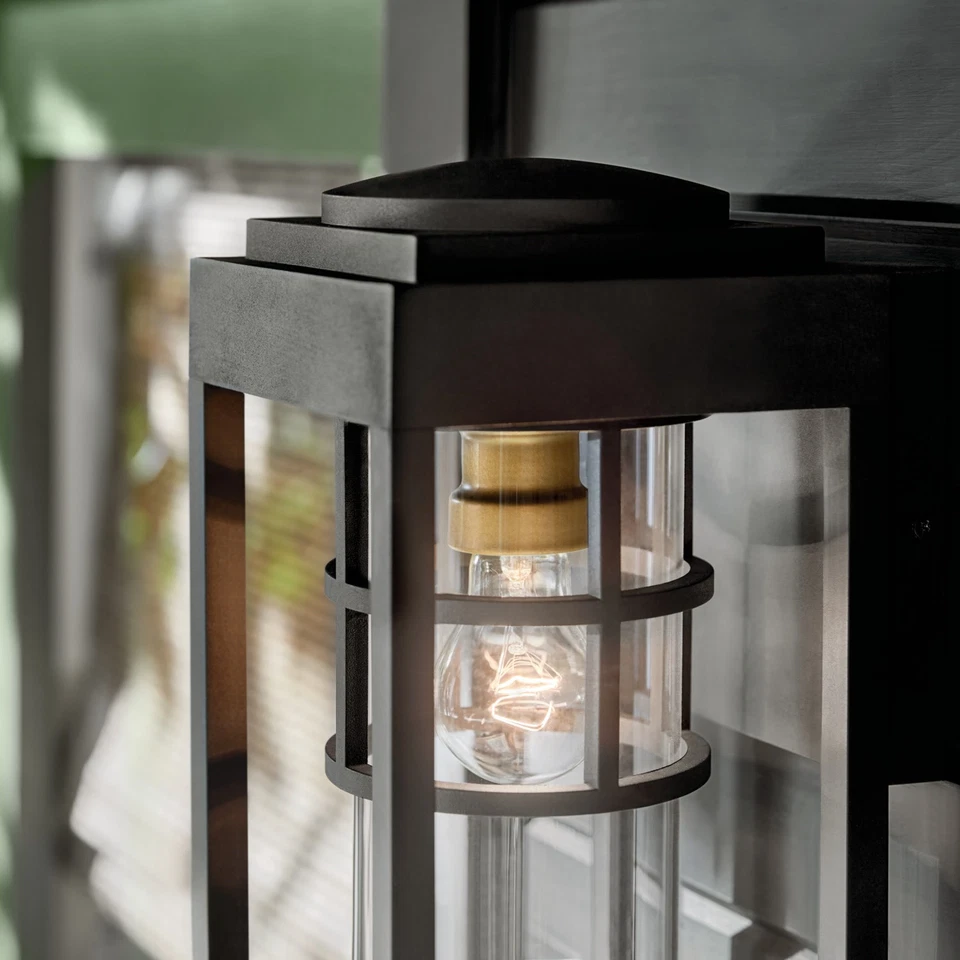 Kichler 59138 磨砂 18 英寸高壁灯 - 黑色 — 第 2/4 张图片