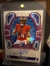 2024 Panini Donruss Elite - Back to the Future Signature Chris Godwin Purple /49