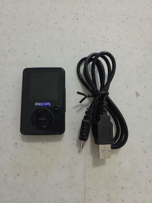 Philips GoGear Vibe 4GB Digital Media MP3 Player Black. Tested - 671