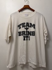 VTG 2001 WWF The Rock Team Bring It There Is No Tomorrow White T Men’s 2XL