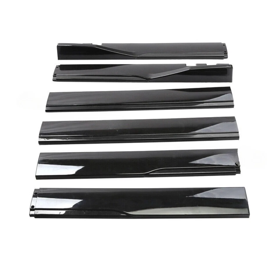 86.6''/2.2M Side Skirt Extension+Spoiler Rocker Panels Lip For Hyundai Sonata - Image 4 of 4