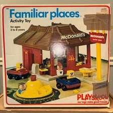 Vintage 1974 Playskool Familiar Places McDonald's #430
