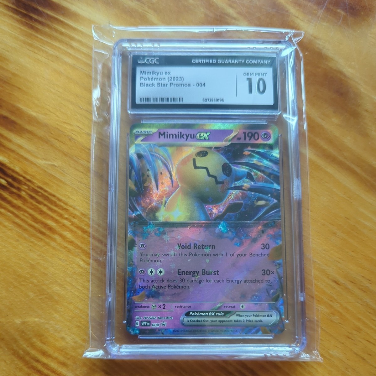 2023 ポケモンカード スターユ #004 GEM MT 10 2023 Pokemon Svp En-sv Black Star Promo 004 Mimikyu Ex PSA 10