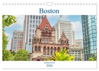 Boston - Impressionen (Wandkalender 2026 Din A4 Quer), Calvendo Monatskalender