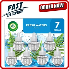 Air Wick Plug in Scented Oil Refill, 7 ct, Fresh Linen, Air Freshener, Essential