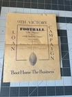 Vintage Football program WW2 World War Two . Canadian Military Mustangs Boombers