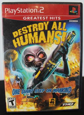 Destroy All Humans Greatest Hits - Sony Playstation 2 PS2 REFINISHED Authentic