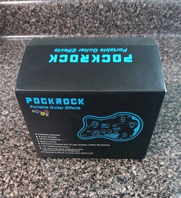 Ammoon Pockrock Black Portable Guitar Effects Pedal - Open Box
