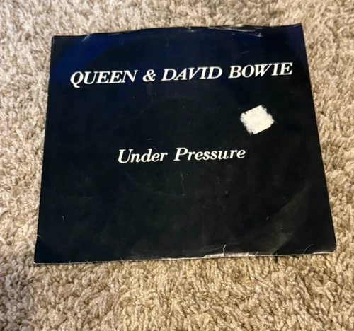 Queen & David Bowie Under Pressure b/w Soul Brother Elektra 45 with PS