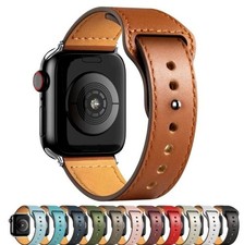 Hochwertiges Lederarmband für Apple Watch Se...