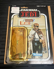 Kenner Star Wars ROTJ Prune Face Action Figure Carded 1983 Vintage damaged