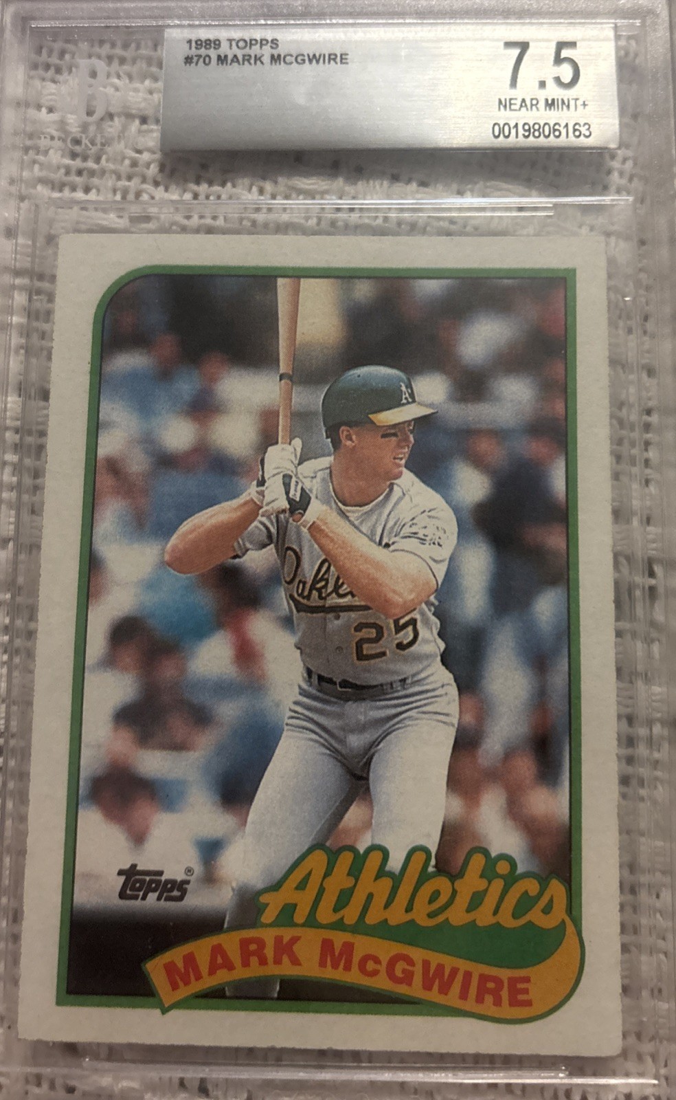 1989 Topps - Mark McGwire #70
