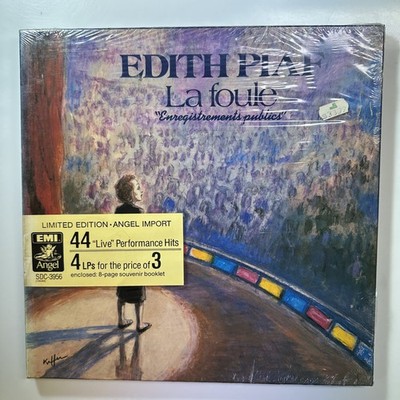 La Foule ''Enregistrements Publics'' BoxSet Vinyl Record Edith Piaf Angel