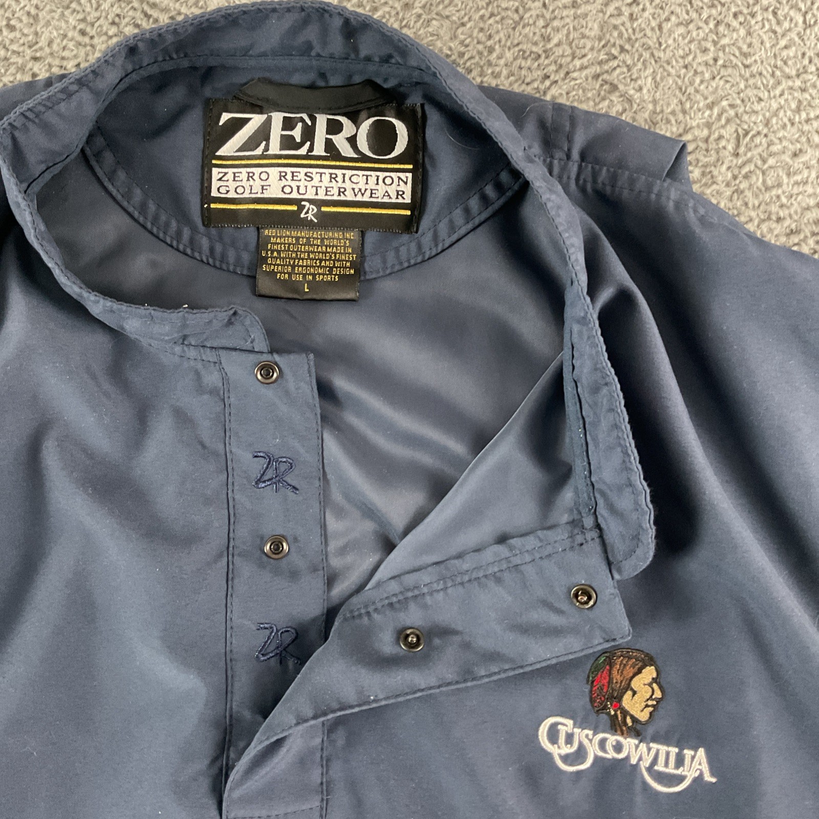 Zero Restriction Pullover Mens Large Cuscowilla S… - image 3