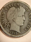 1915 S Barber Silver Dime US Silver Coin