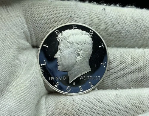 2022 S Proof SILVER Kennedy Half Dollar Coin  50 Cent  US Mint Proof Set I395