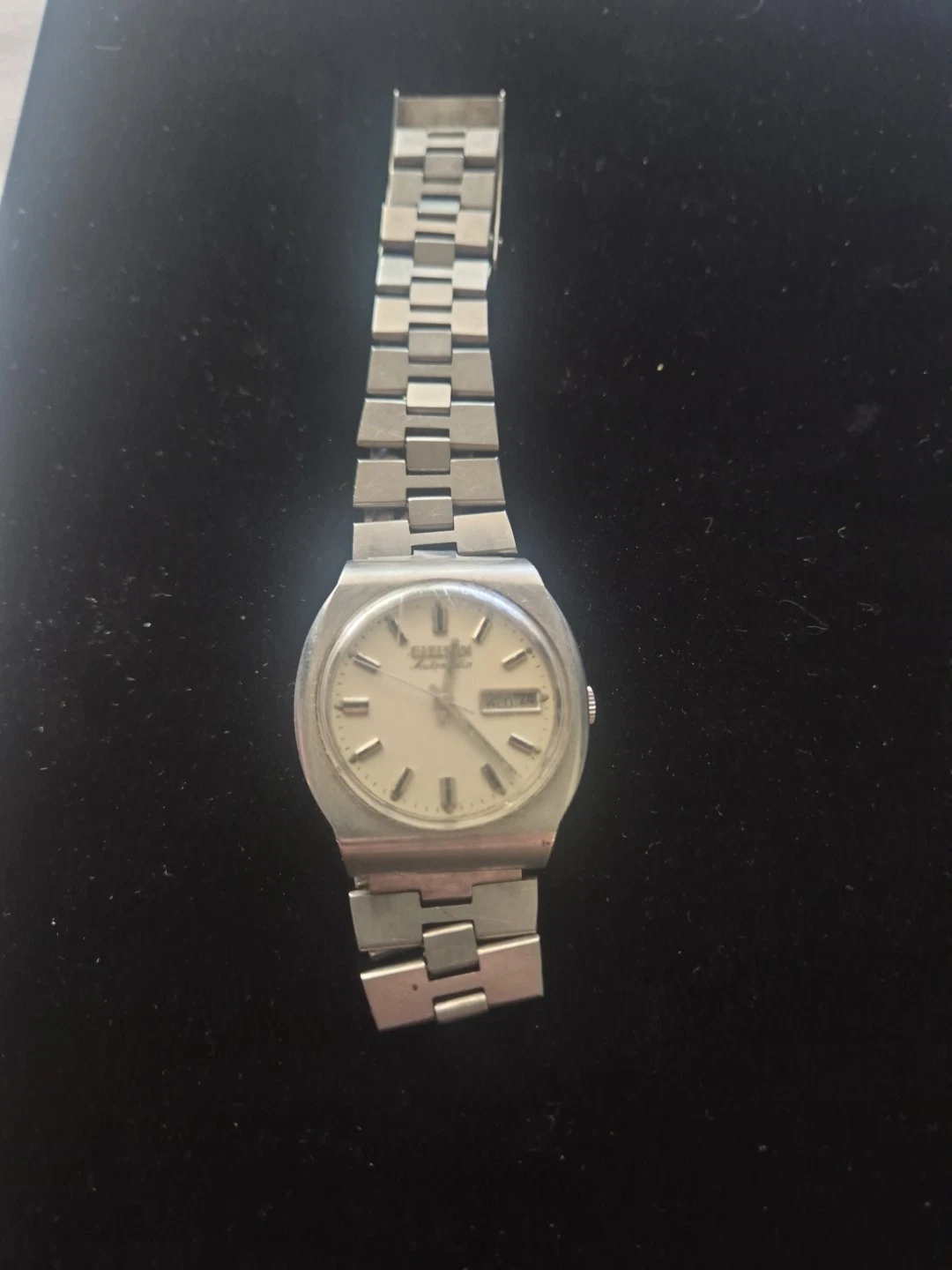 Vintage Citizen Mens Watch Automatic 71-0016 - Running - Spun Dial