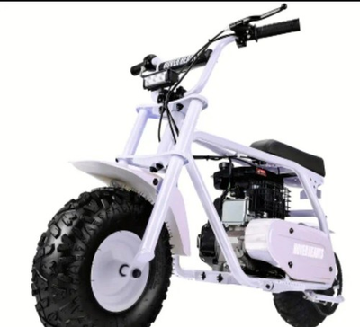 #ad 99cc 4 Stroke Mini Gas Motorcycle Off Road Dirt Bike LED Lights Disc Brakes $650.00