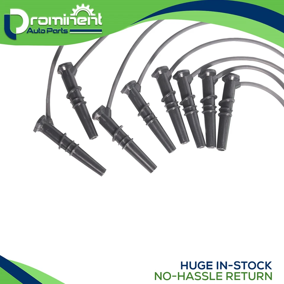 Juego de cables de bujía de 8 mm para Ford 1997-1999 F-150 1997-2000 Expedition 4,6 L WR5934 Foto 4 de 4