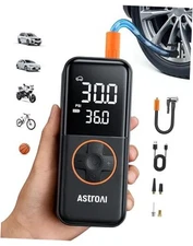 AstroAI L4 Tire Inflator Portable Air Compressor, 150PSI Portable Air Orange
