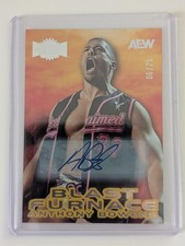 Upper Deck AEW Metal Universe Anthony Bowens Blast Furnace Auto /25