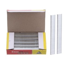 2800pcs 1003J 20Ga Crown Staples 1/8" U-shaped Brad Nails, Silver Tone 0.0050 per staple