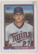1991 Bowman Paul Russo #695 Rookie RC