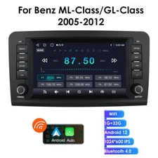 For Mercedes Benz ML GL ML350 GL320 X164 Android12 Auto Carplay Radio Stereo GPS