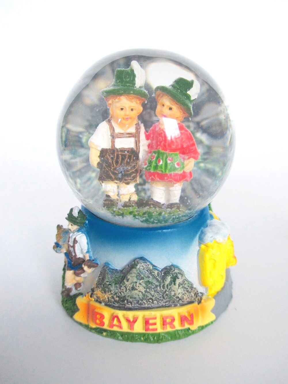 Bavaria snow globe costume pair Bavaria Snowglobe Germany souvenir (002)