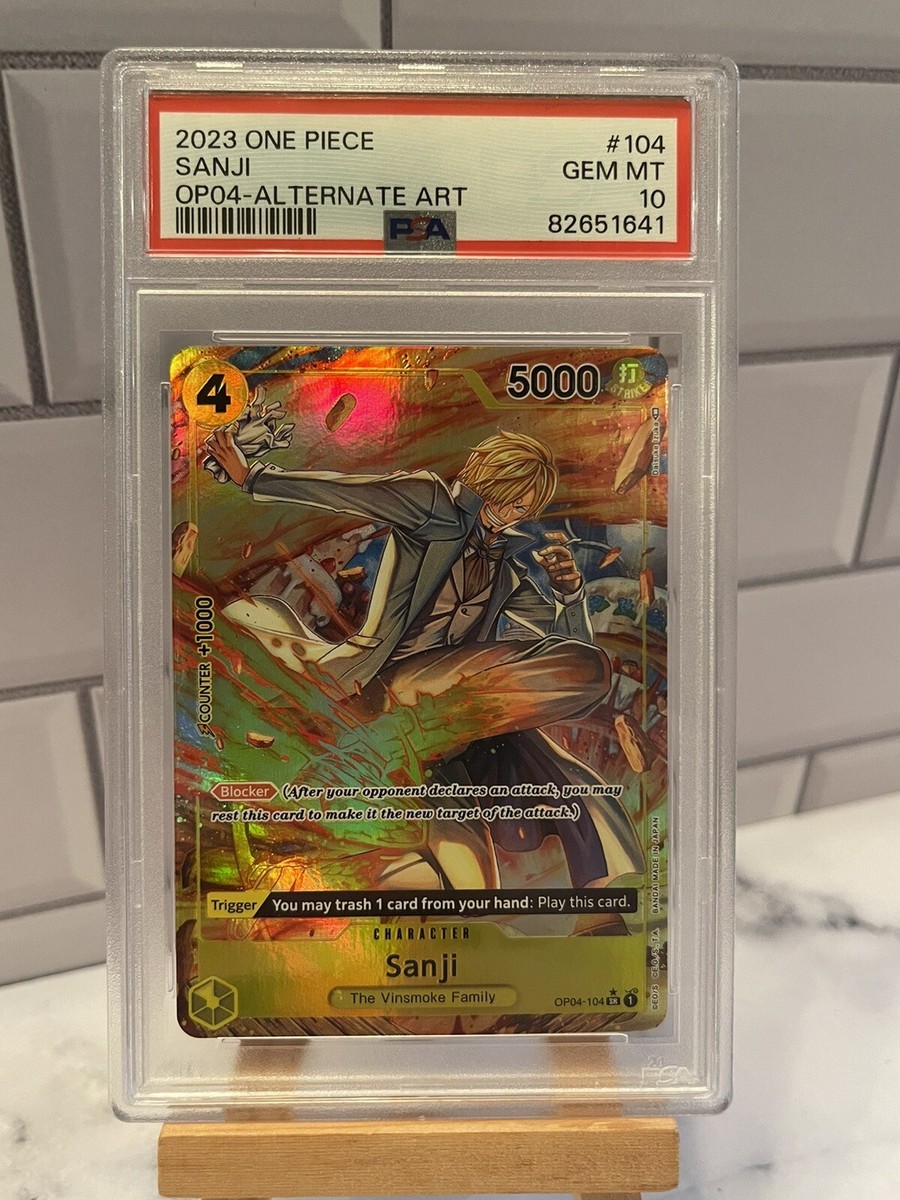 One Piece TCG Sanji OP04-104 Alt Art. English | eBay