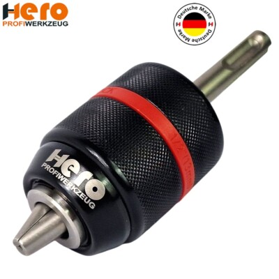 Schnellspannfutter Bohrfutter SDS-PLUS Metall Bohrkopf 2-13mm 1/2'' HERO