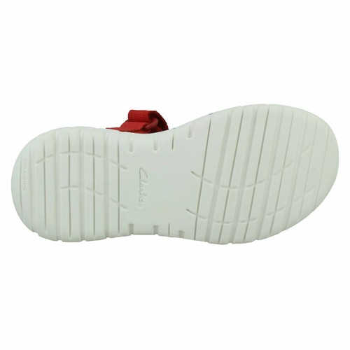 Girls Clarks Casual Summer Sandals - Surfing Sea - Picture 8 of 12