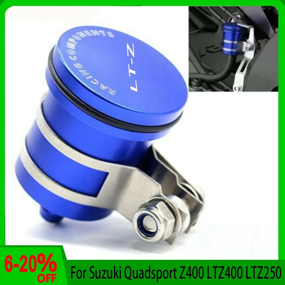 For Suzuki Quadsport LTZ400 LTZ250 Brake Fluid Reservoir Tank Oil Fluid Cup Foto 4 de 4