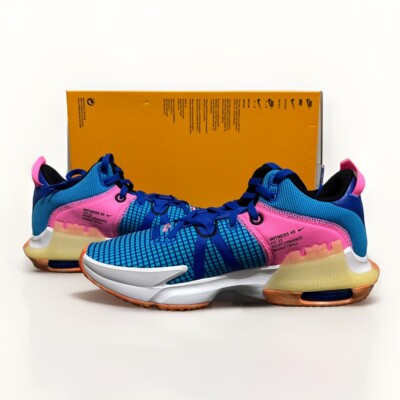 Nike LeBron Witness 7 Mens Hyper Royal Blue Lightning White No Lid