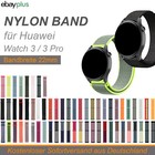 NYLON Armband Klettverschluss kompatibel mit HUAWEI Watch 3 / 3 Pro ( 22mm )