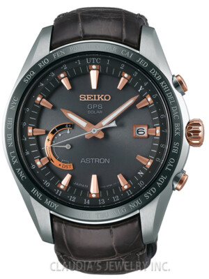 Seiko Astron GPS Solar Dual-Time Men s Watch SSE095