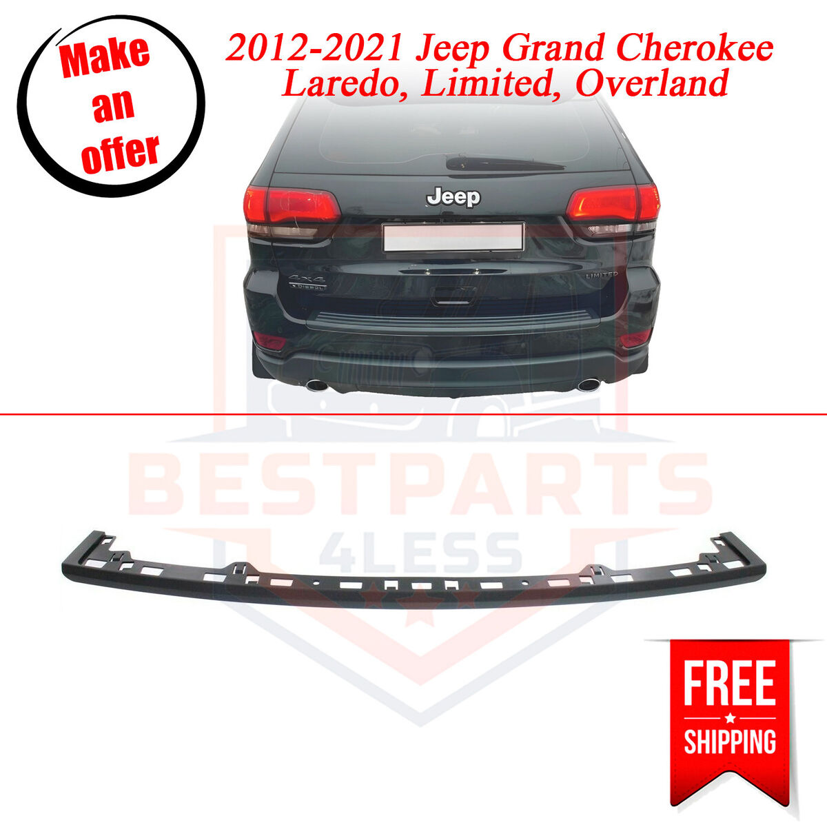 Bumper Kit | JEEP GRAND CHEROKEE LAREDO E & X 2021 Bumper Kit | JEEP GRAND CHEROKEE LAREDO E & X 2021