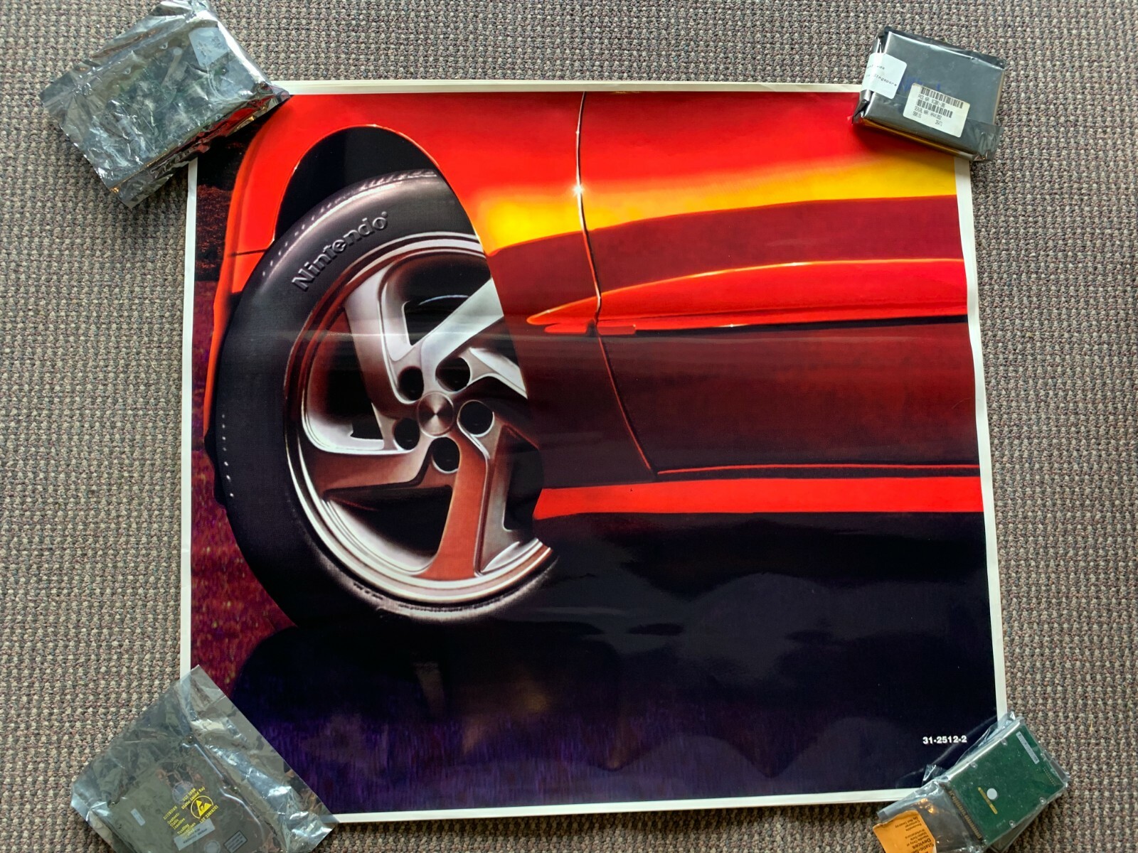 Cruis'n USA stand up arcade lower single side art panel. NOS. Midway