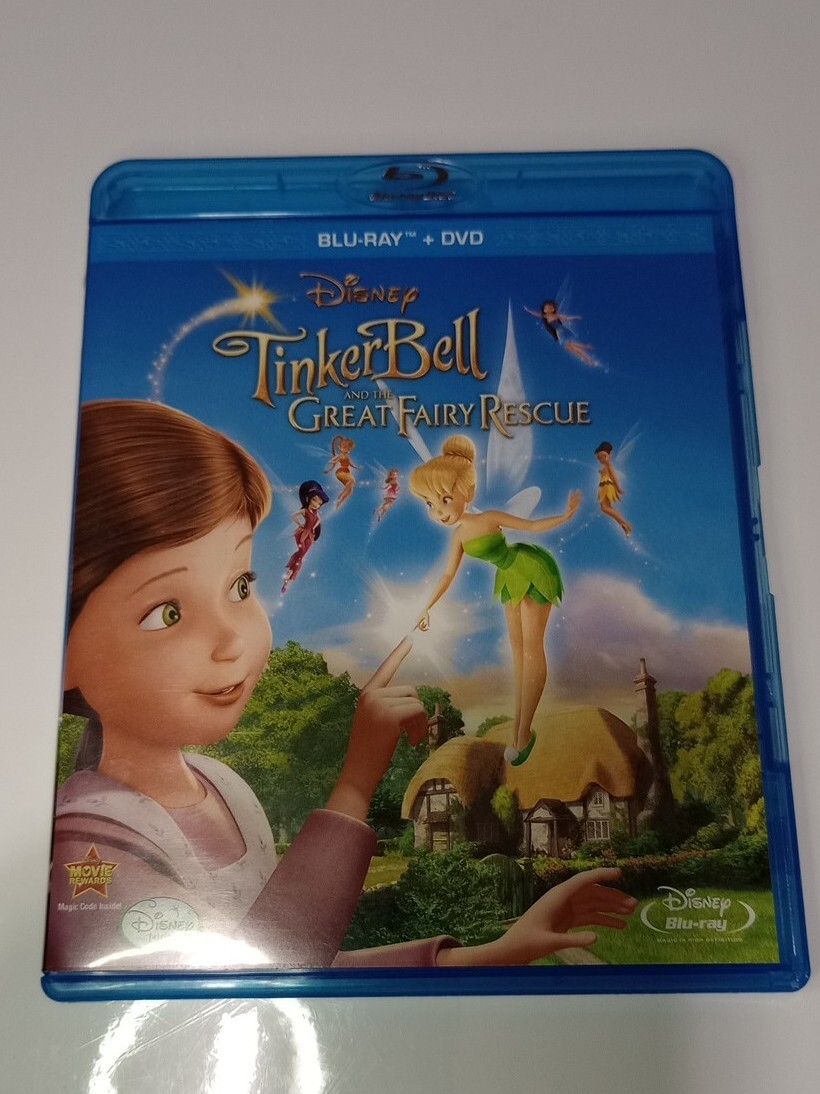 Tinker Bell DVD/Blu-ray Lot, 6 Discs, Great Fairy Rescue, Lost