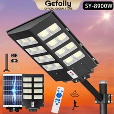 8900W 99999990000LM Solar Street Lights Outdoor Motion Sensor Lamp  Dusk To Dawn