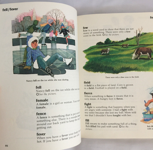 VINTAGE KINDER BILDERBUCH WÖRTERBUCH KONVOLUT 4 HARDCOVER BUCH 60er 70er 80er EXLIB - Bild 11 von 14