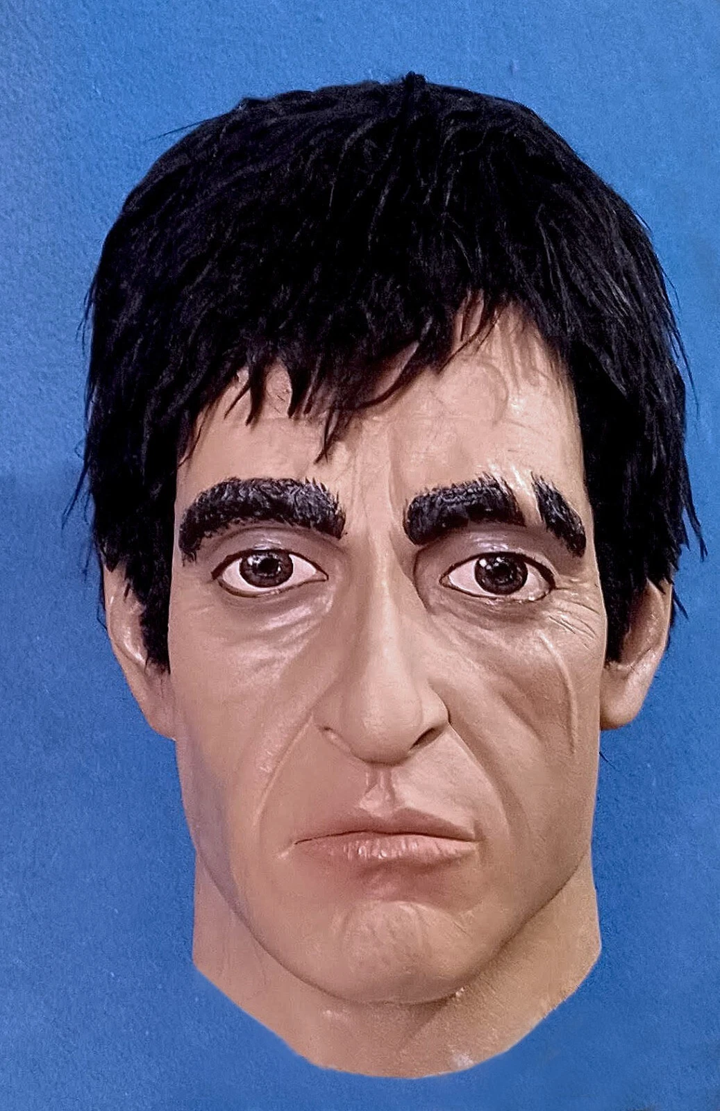 Scarface, Tony Montana Latex Mask, Gangster mask, The World is Yours, Mafia boss