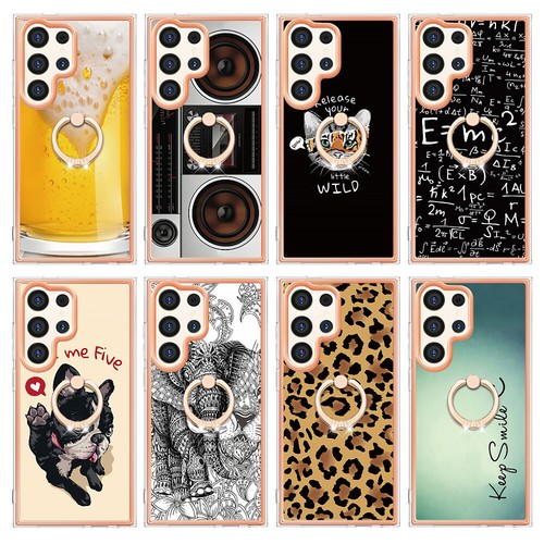For Samsung Galaxy S25 S24 S23 S22 S21 S20 FE Shockproof Ring Holder Phone Case - 第 6/54 張圖片