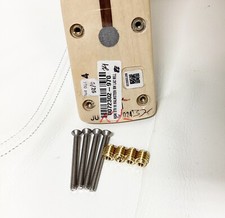 Guitar Neck Repair Fix Stripped Neck Holes Tele Strat Inserts  Machine Screws